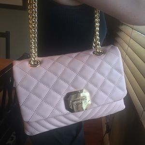 Pale Pink Quilted ALDO Handbag